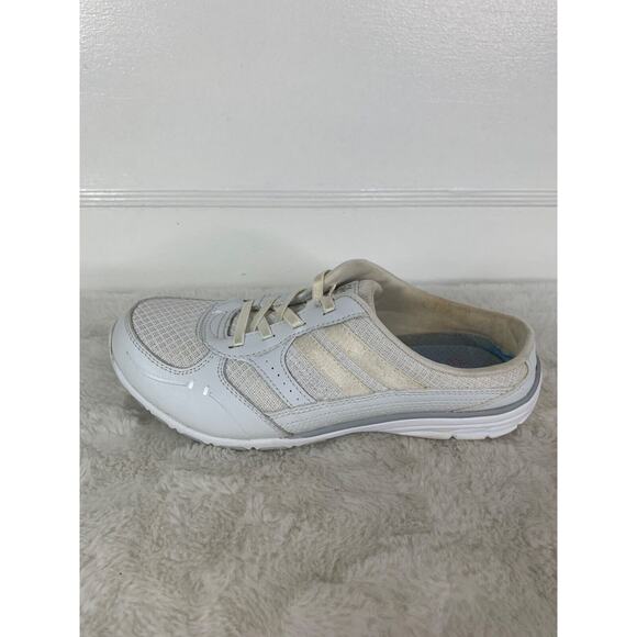 Skechers Womens Slip-On Relaxed Fit Memory Foam White Mule Sneakers Size 6 - Picture 4 of 9